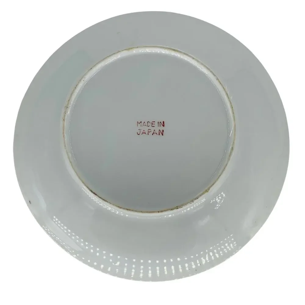 Fruit Tea Cup Saucer Japan 1950s Plate Berries Motif Orchard Demitasse China